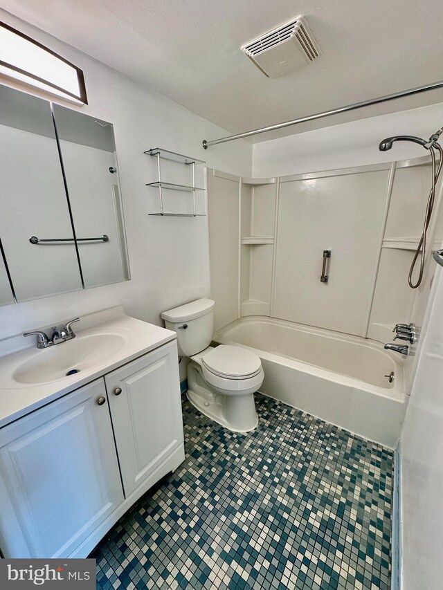 2205 Greenery Ln Unit 104-9, Silver Spring, MD 20906 - full bath with vanity, bathing tub / shower combination, and tile patterned floors