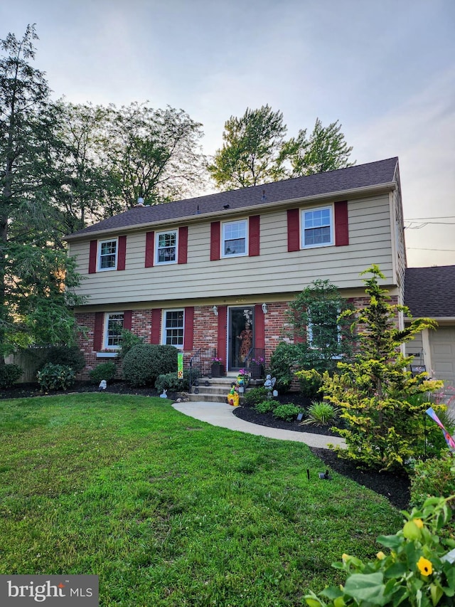 200 Dorado Dr, Cherry Hill, NJ 08034 - colonial-style house with brick siding and a front lawn