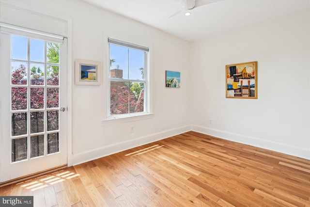 3042 R St NW Unit 2, Washington, DC 20007 - unfurnished room featuring light wood-style flooring and recessed lighting