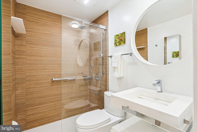 3042 R St NW Unit 2, Washington, DC 20007 - bathroom with a tile shower and vanity