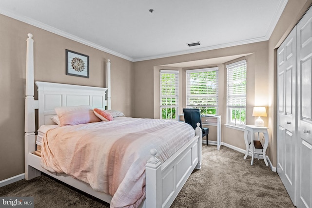 564 Astor Sq, West Chester, PA 19380 - bedroom featuring carpet flooring and crown molding