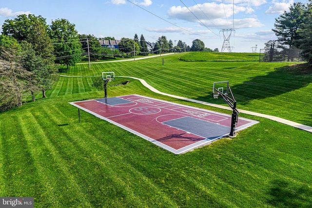 564 Astor Sq, West Chester, PA 19380 - view of sport court featuring community basketball court and a lawn