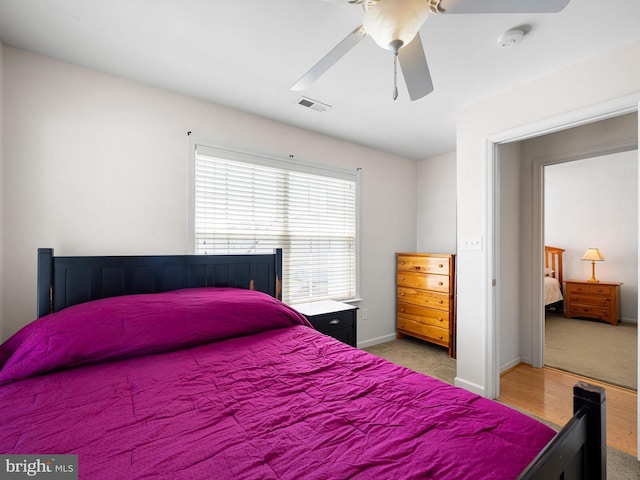111 Sandridge Ct Unit 6-Jul, Millsboro, DE 19966 - bedroom with a ceiling fan and light colored carpet