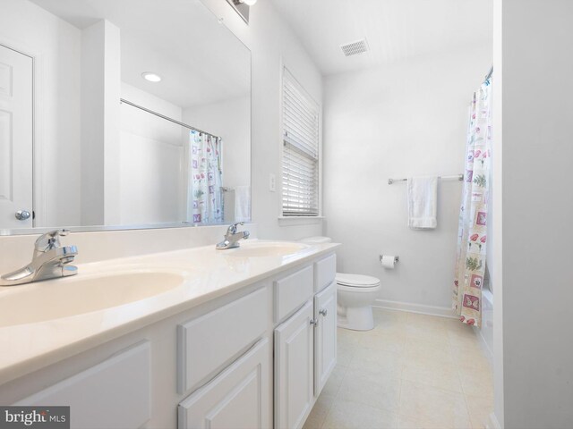 111 Sandridge Ct Unit 6-Jul, Millsboro, DE 19966 - full bathroom featuring double vanity and shower / tub combo with curtain
