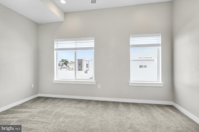 1620 N 5th Ct, Philadelphia, PA 19122 - carpeted spare room with baseboards and ceiling fan