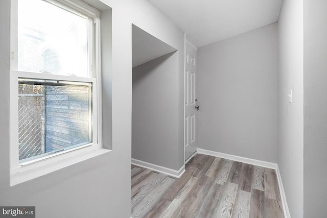 2332 N 25th St, Philadelphia, PA 19132 - corridor with wood finished floors and healthy amount of natural light