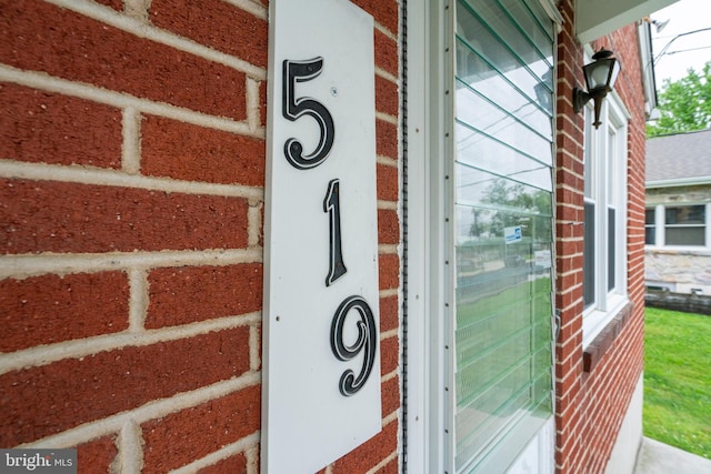 519 Jefferson St, East Greenville, PA 18041 - exterior view of brick siding