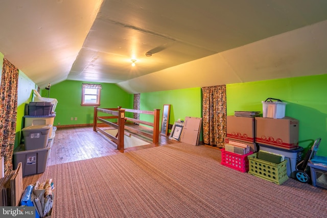 519 Jefferson St, East Greenville, PA 18041 - bedroom featuring vaulted ceiling and carpet flooring