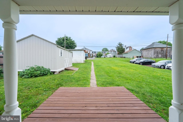 519 Jefferson St, East Greenville, PA 18041 - deck with a lawn