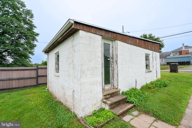 519 Jefferson St, East Greenville, PA 18041 - view of outdoor structure featuring entry steps