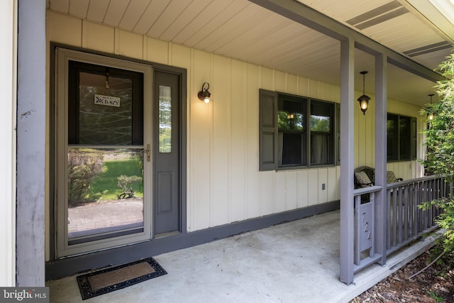 724 Franklinville Rd, Mullica Hill, NJ 08062 - view of exterior entry with covered porch