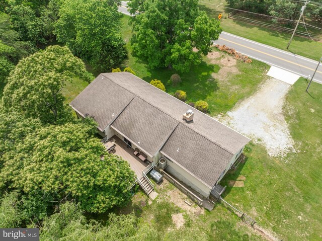 724 Franklinville Rd, Mullica Hill, NJ 08062 - view from above of property with a tree filled landscape