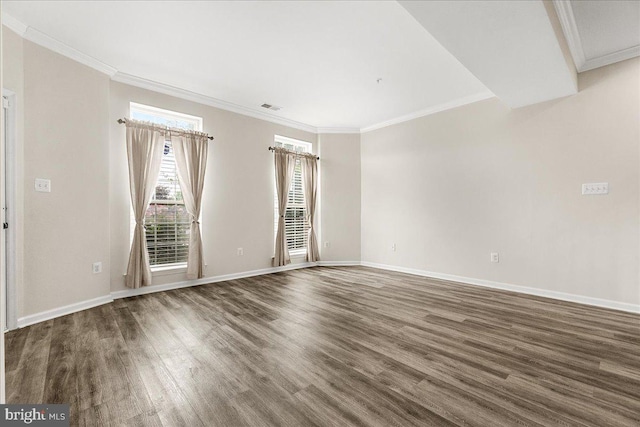 202 Mill Pond Rd, Frederick, MD 21701 - unfurnished room with wood finished floors and ornamental molding