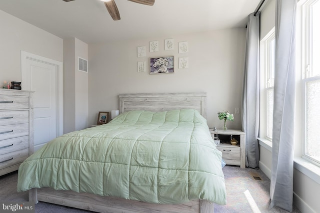17153 Cumberland Height Dr, Dumfries, VA 22026 - carpeted bedroom featuring a ceiling fan and baseboards