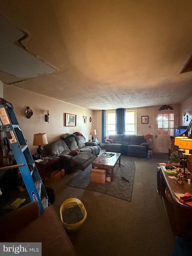 7221 Charles St, Philadelphia, PA 19135 - living area with carpet