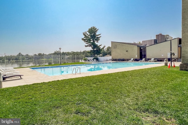 2193 Harbour Dr, Palmyra, NJ 08065 - community pool featuring a patio