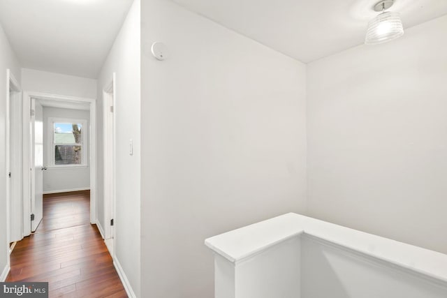 70 Oak Shade Rd, Gaithersburg, MD 20878 - corridor with baseboards and hardwood / wood-style floors