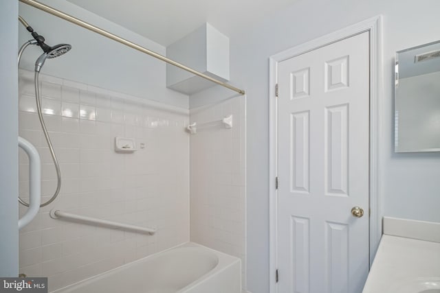 3818 White Post Ct, Alexandria, VA 22304 - bathroom featuring  shower combination and vanity