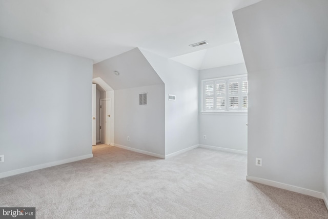 3818 White Post Ct, Alexandria, VA 22304 - additional living space with carpet and lofted ceiling
