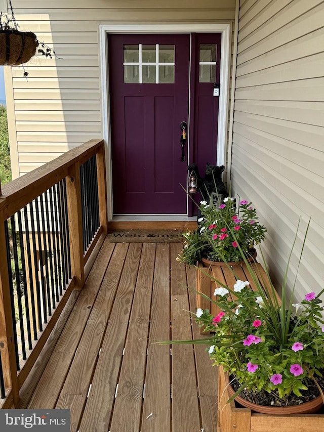 532 Buck Mountain Blvd, Hazle Township, PA 18202 - doorway to property featuring a balcony