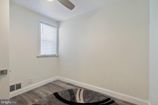 2444 S Percy St, Philadelphia, PA 19148 - detailed view of wood finished floors and a ceiling fan