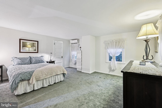 12353 Barbee Rd, Bristow, VA 20136 - carpeted bedroom featuring an AC wall unit and baseboards