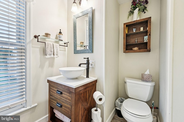 12353 Barbee Rd, Bristow, VA 20136 - half bath with plenty of natural light and vanity