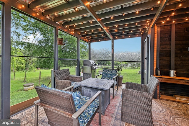 12353 Barbee Rd, Bristow, VA 20136 - sunroom with an outdoor living space