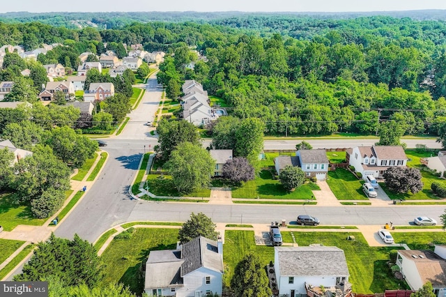 800 Eastridge Rd, Abingdon, MD 21009 - aerial perspective of suburban area featuring a heavily wooded area