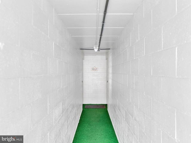107 Convention Center Dr Unit 1410D, Ocean City, MD 21842 - hall featuring concrete block wall