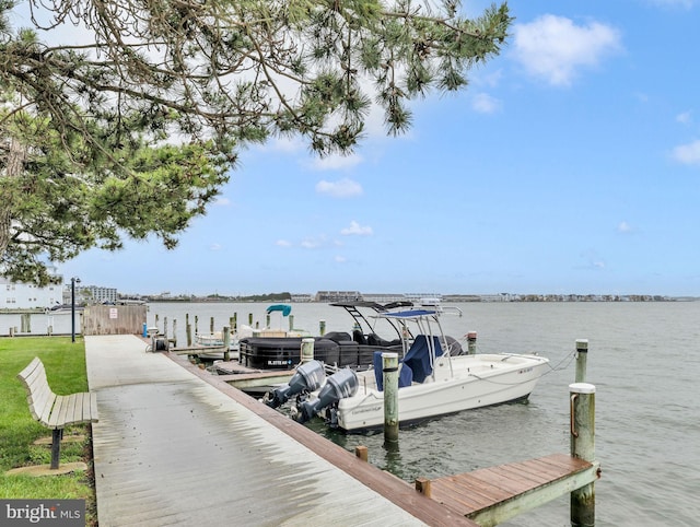 107 Convention Center Dr Unit 1410D, Ocean City, MD 21842 - dock featuring a water view