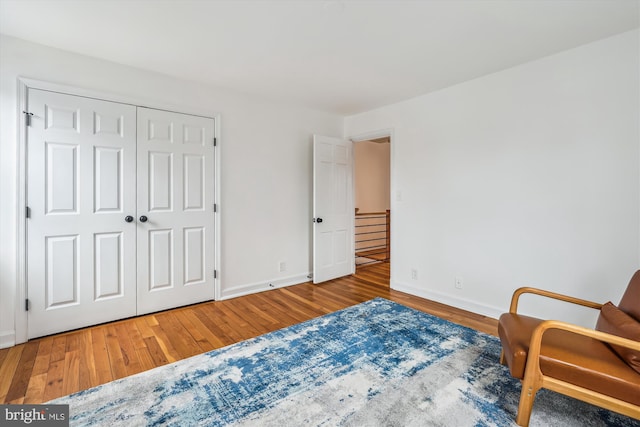 2806 S Abingdon St Unit A, Arlington, VA 22206 - living area with wood finished floors and baseboards
