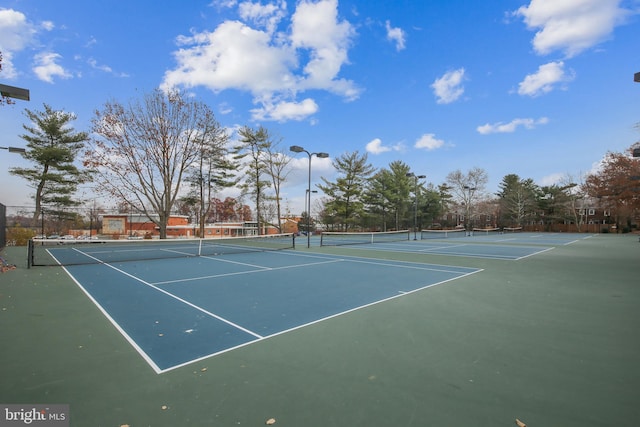 2806 S Abingdon St Unit A, Arlington, VA 22206 - view of tennis court with community basketball court