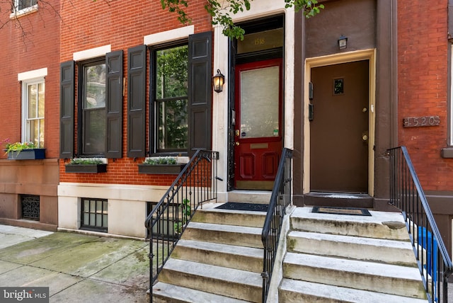 1518 Mount Vernon St Unit 3, Philadelphia, PA 19130 - view of exterior entry featuring brick siding
