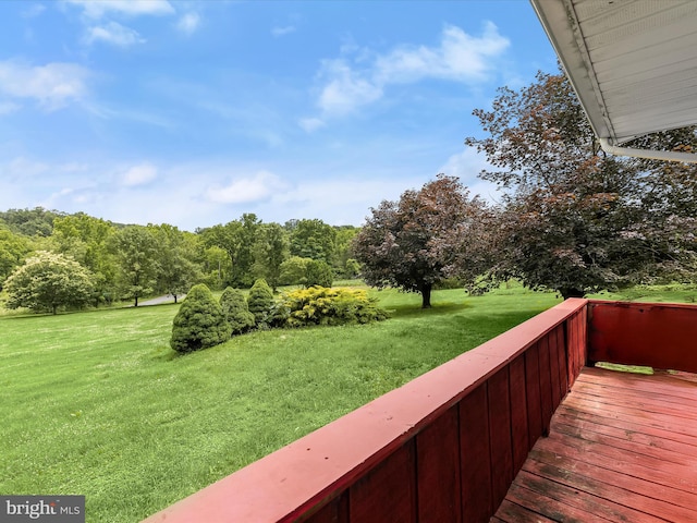 4704 Baughman Ml, Manchester, MD 21102 - wooden terrace featuring a lawn