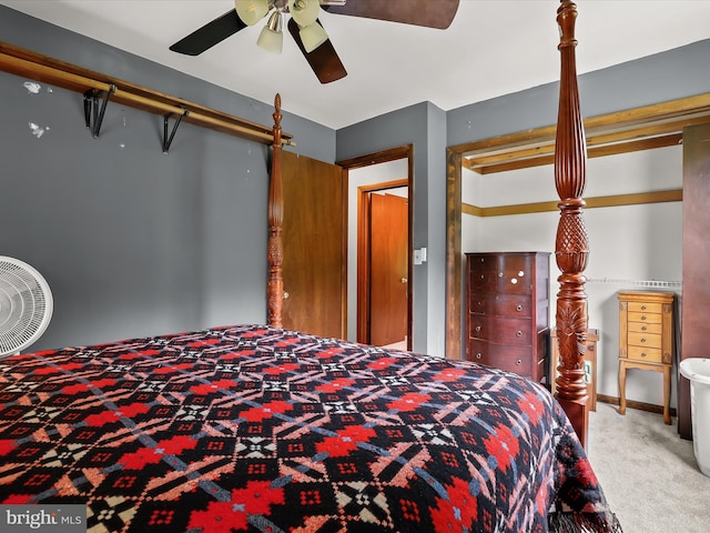 4704 Baughman Ml, Manchester, MD 21102 - bedroom featuring carpet flooring and a ceiling fan