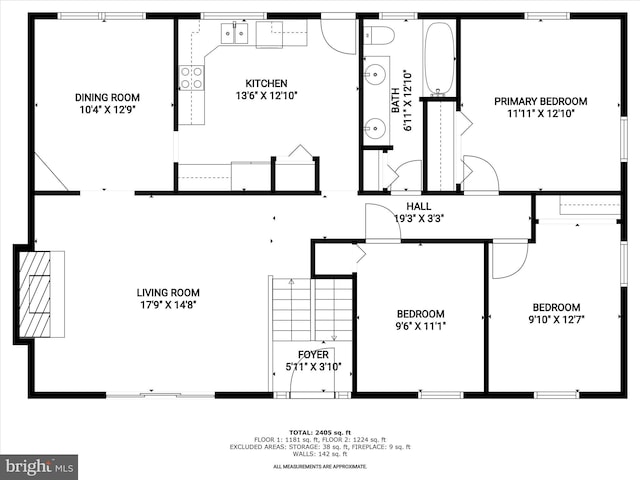 4704 Baughman Ml, Manchester, MD 21102 - view of floor plan / room layout