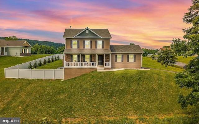 123 Hank Aaron Rd, Berkeley Springs, WV 25411 - traditional home with a porch