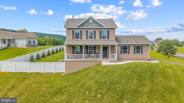 123 Hank Aaron Rd, Berkeley Springs, WV 25411 - view of front of home featuring a porch, stone siding, a shingled roof, and board and batten siding