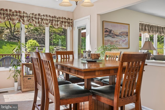 1043 Welsh Ayres Way, Downingtown, PA 19335 - dining area featuring baseboards and light tile patterned floors