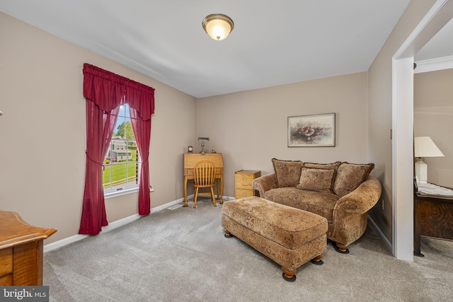 1043 Welsh Ayres Way, Downingtown, PA 19335 - sitting room with carpet flooring and baseboards