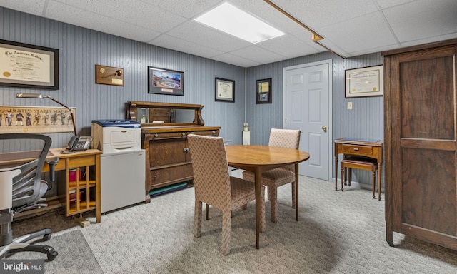 1043 Welsh Ayres Way, Downingtown, PA 19335 - dining room with a paneled ceiling and carpet floors