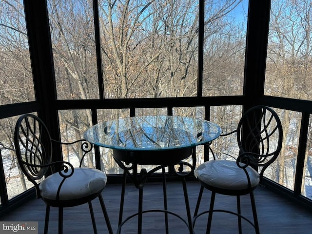 15115 Interlachen Dr Unit 3-1020, Silver Spring, MD 20906 - wooden terrace with outdoor dining area