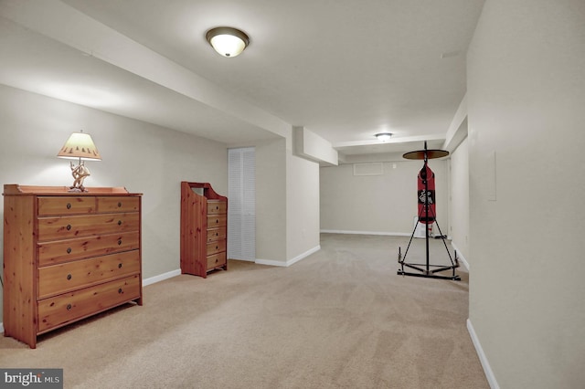 207 Weston Woods Dr, Pasadena, MD 21122 - finished basement featuring carpet floors and baseboards