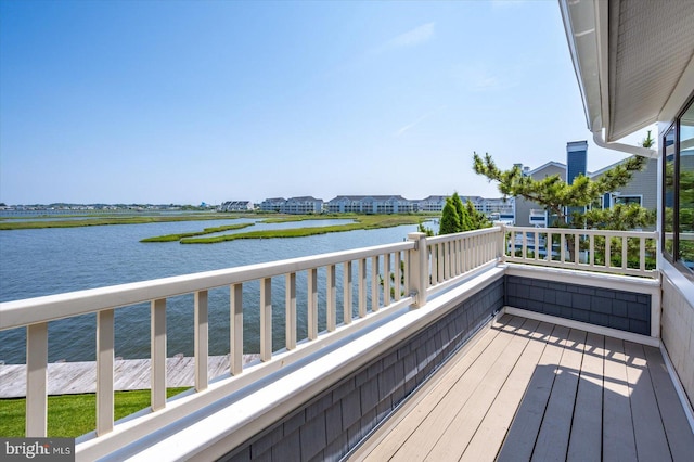 222 N Heron Dr Unit 222-1, Ocean City, MD 21842 - balcony with a water view