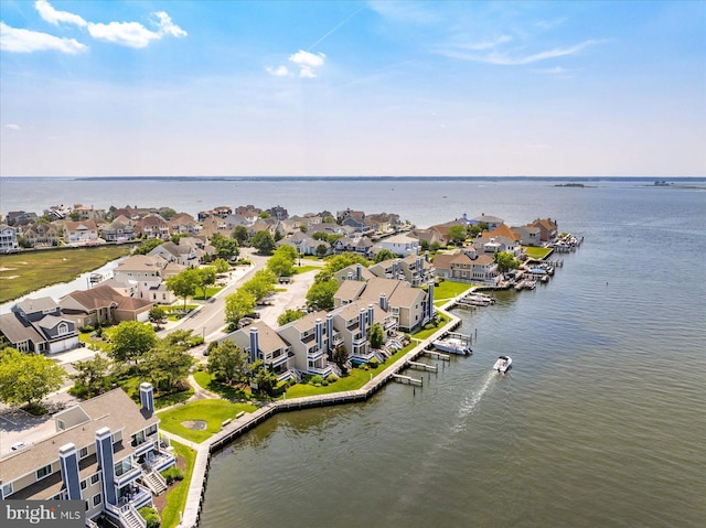 222 N Heron Dr Unit 222-1, Ocean City, MD 21842 - aerial view of residential area featuring a large body of water
