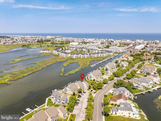 222 N Heron Dr Unit 222-1, Ocean City, MD 21842 - view of property location with a large body of water and nearby suburban area