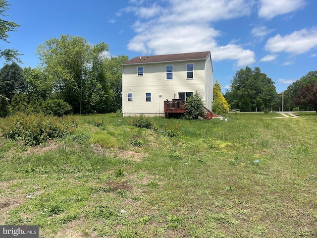 472 Lummistown Rd, Cedarville, NJ 08311 - back of house featuring a deck