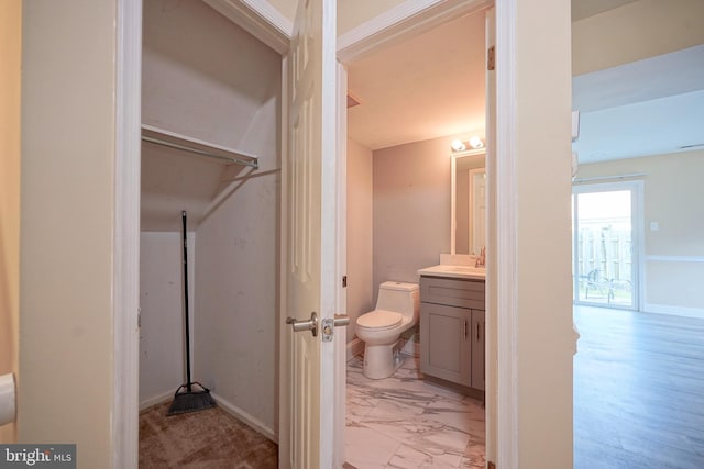 16 Franklin Dr, Voorhees, NJ 08043 - bathroom featuring toilet and vanity