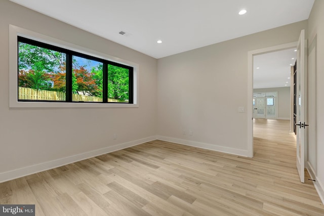 1710 Fairview Ave, Mclean, VA 22101 - unfurnished room featuring light wood finished floors and recessed lighting